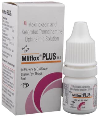Milflox Plus 0.4 Sterlie Eye Drops