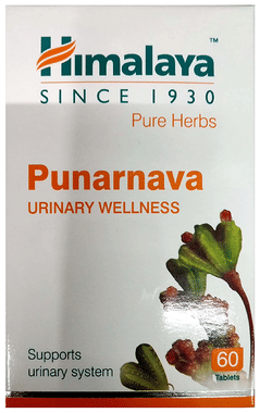 Himalaya Wellness Pure Herbs Punarnava Urinary Wellness Tablet