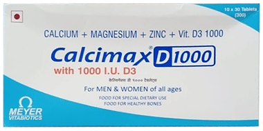 Calcimax D 1000mg Tablet