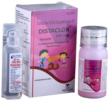 Distaclor 187mg Oral Suspension Strawberry