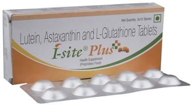 I-Site Plus Tablet with Lutein, Astaxanthin & L-Glutathione
