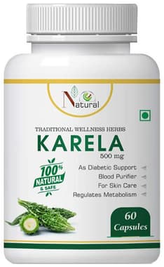 Natural Karela 500mg Capsule Natural Karela 500mg Capsule