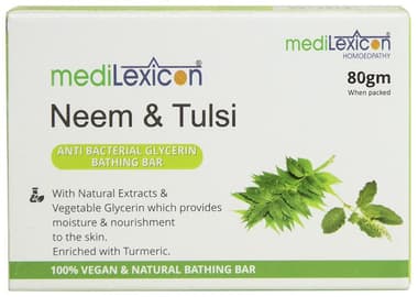 Medilexicon Bathing Bar Neem & Tulsi Medilexicon Bathing Bar Neem & Tulsi