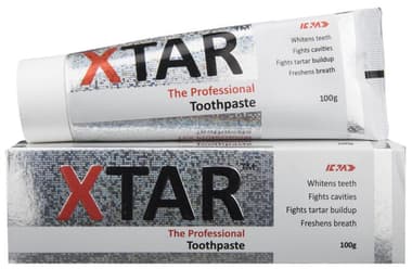 Xtar  Toothpaste | Whitens Teeth, Freshens Breath, Fights Cavities & Tartar Build Up