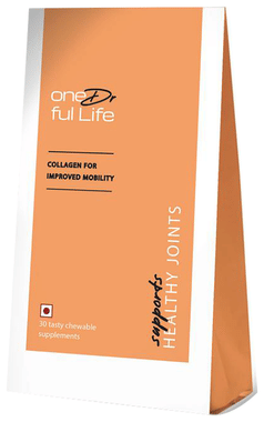 oneDrful Life Collagen Gummy Supplement for Healthy Joints Lychee