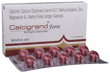 Calcigrand Forte Soft Gelatin Capsule Calcigrand Forte Soft Gelatin Capsule
