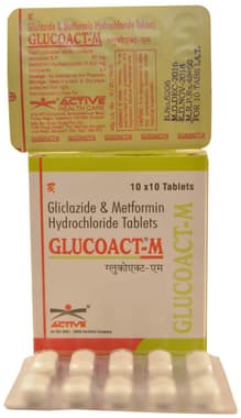 Glucoact-M 80mg/500mg Tablet