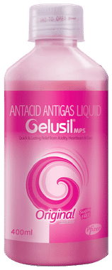 Gelusil MPS Antacid & Antigas Original Liquid | Sugar-Free | Flavour Mint