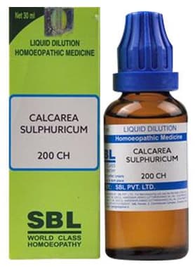 SBL Calcarea Sulphuricum Dilution 200 CH SBL Calcarea Sulphuricum Dilution 200 CH