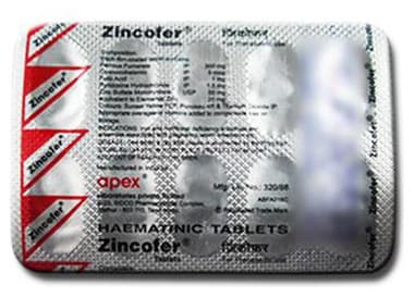 Zincofer Tablet