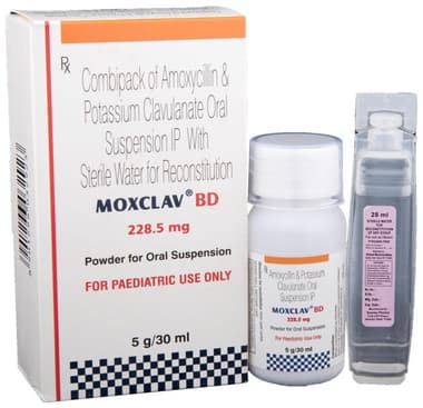Moxclav BD 228.5mg Powder for Oral Suspension