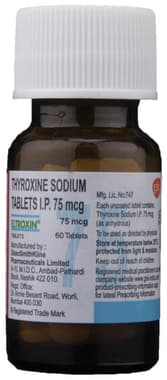Eltroxin 75mcg Tablet Eltroxin 75mcg Tablet