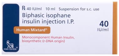 Human Mixtard 70/30 Suspension for Injection 40IU/ml