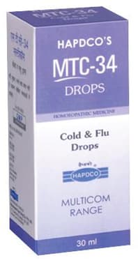 Hapdco MTC-34 Cold & Flu Drop