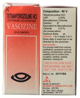 Vasozine 0.05% Eye Drop