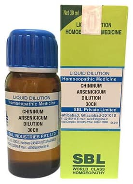 SBL Chininum Arsenicicum Dilution 30 CH SBL Chininum Arsenicicum Dilution 30 CH