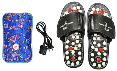 Heated massage slippers sales