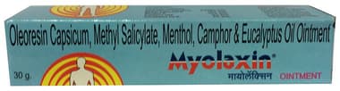 Myolaxin Ointment with Menthol, Camphor & Eucalyptus Oil
