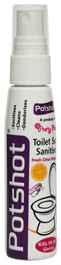 Pretty Petals Potshot Toilet Seat Sanitiser Pretty Petals Potshot Toilet Seat Sanitiser