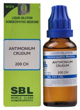 SBL Antimonium Crudum Dilution 200 CH