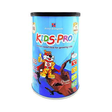 Kids-Pro Protein with DHA, Pre & Probiotics | For Growing Children | Flavour Powder Chocolate
