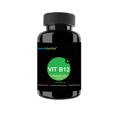 Novaherbs Vit B12 1500mcg For Energy, Brain & Nervous System Support | Tablet