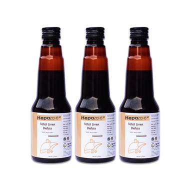 Hepaza -6 SF Total Liver Detox Syrup (225ml Each)