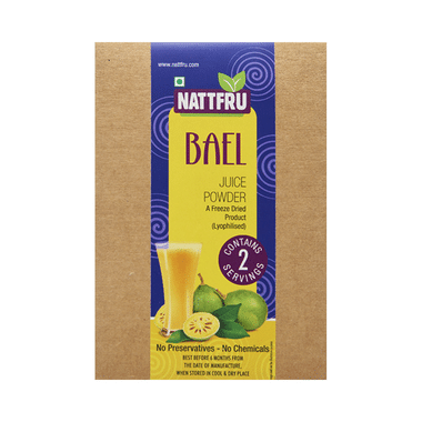 Nattfru Bael Juice Powder 45gm Sachet (2 Each)