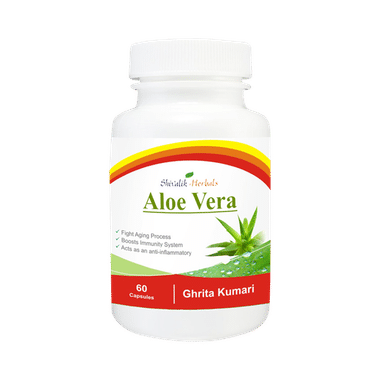 Shivalik Herbals Aloe Vera- Ghrita Kumari 500mg Capsule Pack Of 2