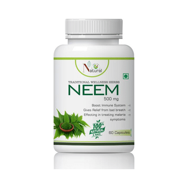 Natural Neem 500mg Capsule