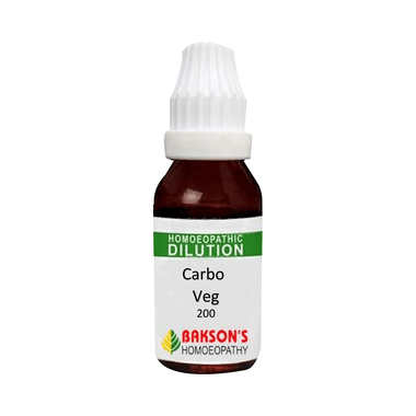 Bakson's Homoeopathy Carbo Veg Dilution 200 CH