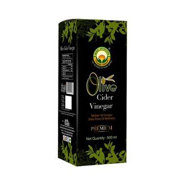 Basic Ayurveda Olive Cider Vinegar With The Mother | Unfiltered & Unpasteurized