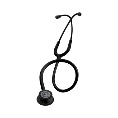 3M Littmann Classic III Stethoscope, Black Edition Chestpiece, Black Tube, 27 inch, 5803