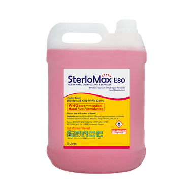 SterloMax E80 Rub-In-Hand Disinfectant & Sanitizer