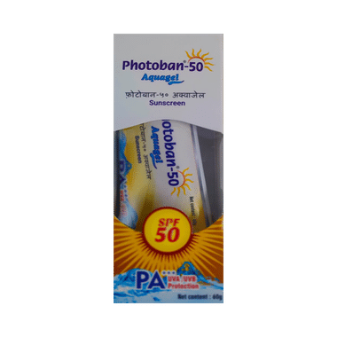 Photoban Photoban SPF 50 Aqua Sunscreen PA+++ | UVA & UVB Protection Gel