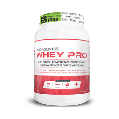 Advance Nutratech Whey Pro Protein Powder Strawberry