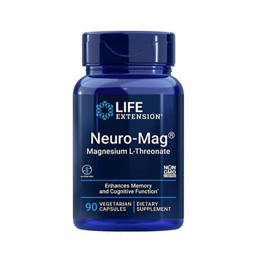 Life Extension Neuro-Mag Vegetarian Capsule | Enhances Memory & Cognitive Functions