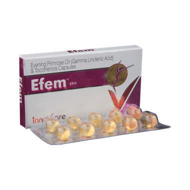 Efem Soft Gelatin Capsule With  Evening Primrose Oil & Tocotrienols