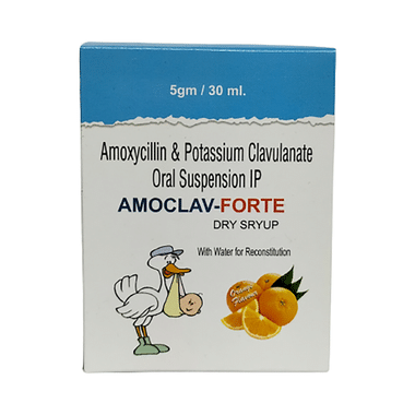 Amoclav-Forte Dry Syrup Orange