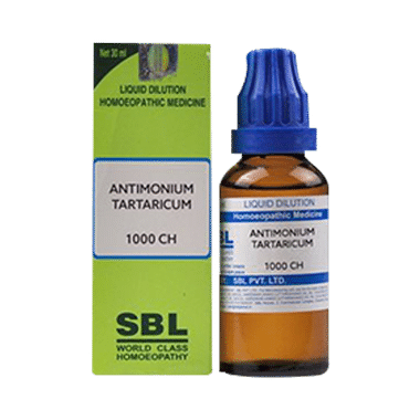 SBL Antimonium Tartaricum Dilution 1000 CH