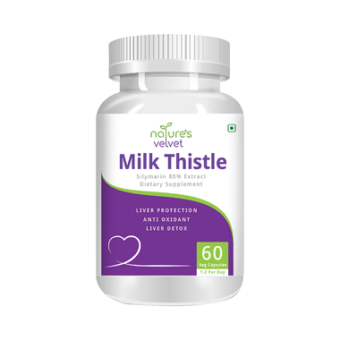 Nature's Velvet Milk Thistle 300mg Pure Extract Capsule