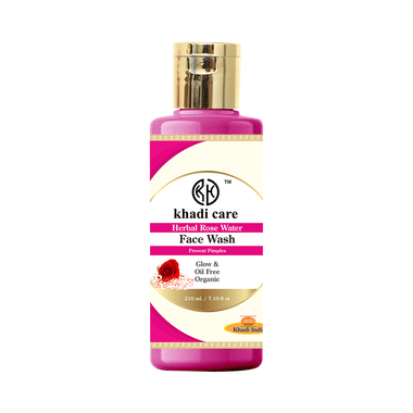 Khadi Care Herbal Rose Water Face Wash