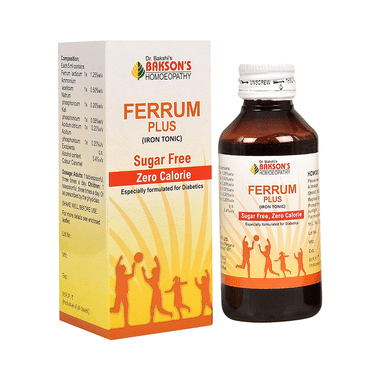 Bakson's Homeopathy Ferrum Plus Iron Tonic Sugar Free