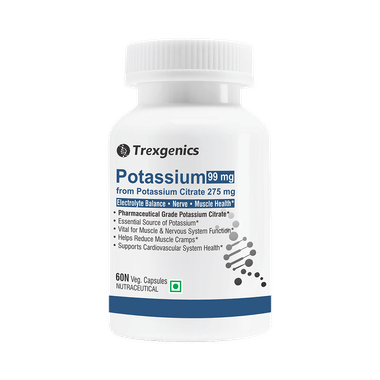 Trexgenics Potassium 99mg Veg Capsule