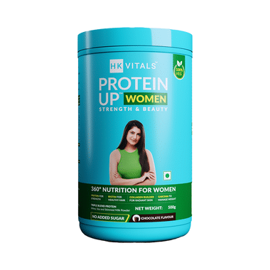 HK Vitals Protein Up Women with Biotin & Garcinia | For Strength & Beauty | Flavour Chocolate