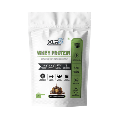 XLR8 Sports Nutrition Whey Protein Instantised Whey Protein Concentrate Milk Chocolate Fudge