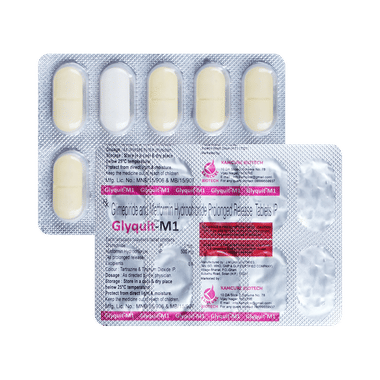 इस्Glyquit-M1 टैबलेट पीआर