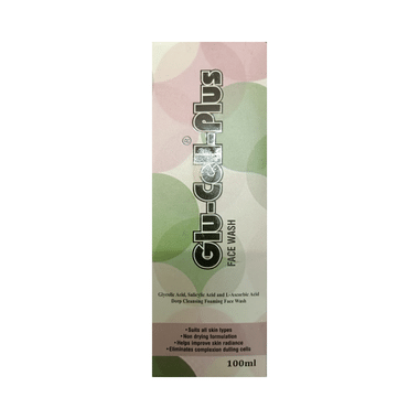 Glu-Cell-Plus With Glycolic Acid, Salicylic Acid & Ascorbic Acid | Foaming Face Wash