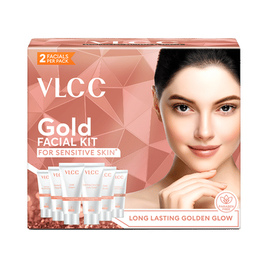 VLCC Gold Facial Kit For Sensitive Skin