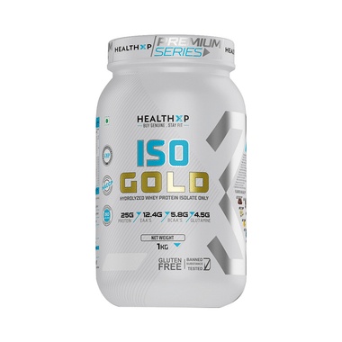 HealthXP Iso Gold Whey Protein Isolate Butter Almond